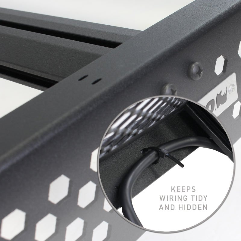 Go Rhino - Go Rhino 19 - 23 Ram 1500 CC Ceros Low Profile Roof Rack - Tex. Blk - Demon Performance