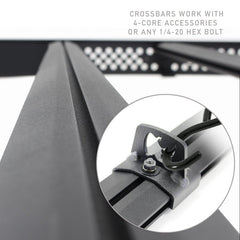 Go Rhino - Go Rhino 19 - 23 Ram 1500 CC Ceros Low Profile Roof Rack - Tex. Blk - Demon Performance