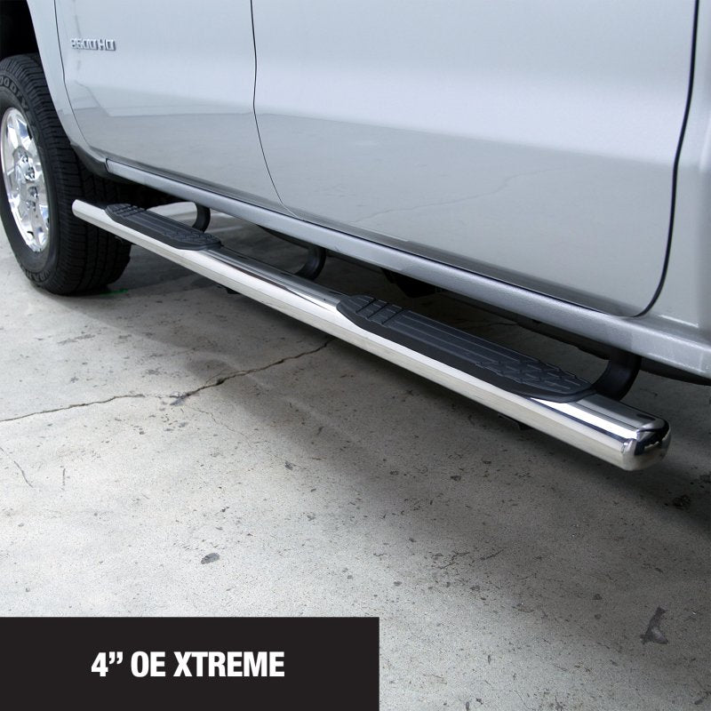 Go Rhino - Go Rhino 4in OE Xtreme SideSteps - Stainless Steel - 80in - Demon Performance