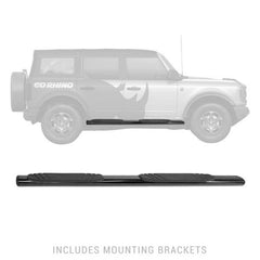 Go Rhino - Go Rhino 4in OE Xtreme SideSteps - Textured Black - 71in - Demon Performance