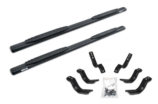 Go Rhino - Go Rhino 4in OE Xtreme SideSteps - Textured Black - 80in - Demon Performance
