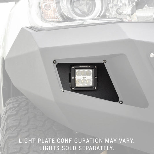 Go Rhino - Go Rhino BR5.5/BR6/BR10.5/BR11 Light Plates (Use w/751002 Lights) - Demon Performance