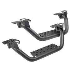 Go Rhino - Go Rhino Dominator Extreme D6 SideSteps - Tex Blk - 4in Drop Down Steps (Pair) - Demon Performance
