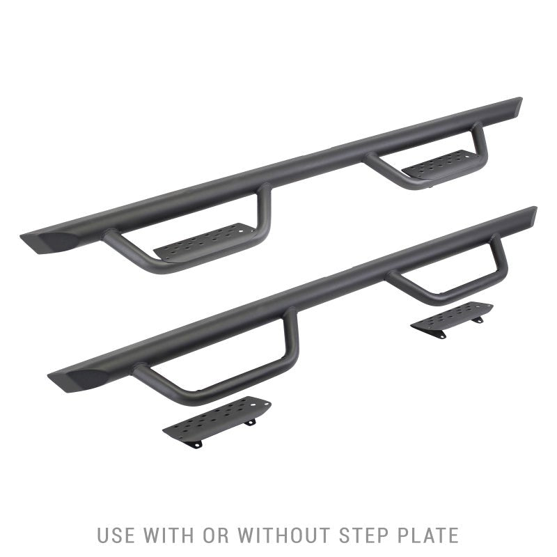 Go Rhino - Go Rhino Dominator Xtreme D2 Side Steps 80in. Cab Length - Tex. Blk (No Drill/Mounting Brkt Req.) - Demon Performance