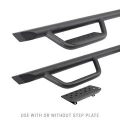 Go Rhino - Go Rhino Dominator Xtreme D2 Side Steps 80in. Cab Length - Tex. Blk (No Drill/Mounting Brkt Req.) - Demon Performance