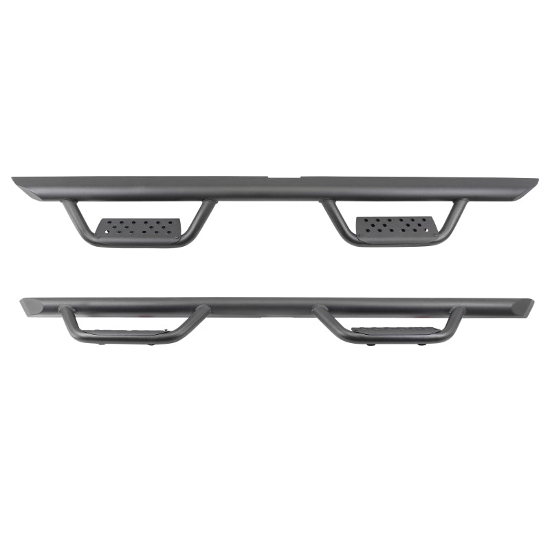 Go Rhino - Go Rhino Dominator Xtreme D2 Side Steps 80in. Cab Length - Tex. Blk (No Drill/Mounting Brkt Req.) - Demon Performance