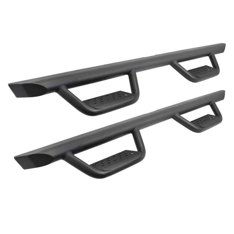 Go Rhino - Go Rhino Dominator Xtreme D2 Side Steps 80in. Cab Length - Tex. Blk (No Drill/Mounting Brkt Req.) - Demon Performance