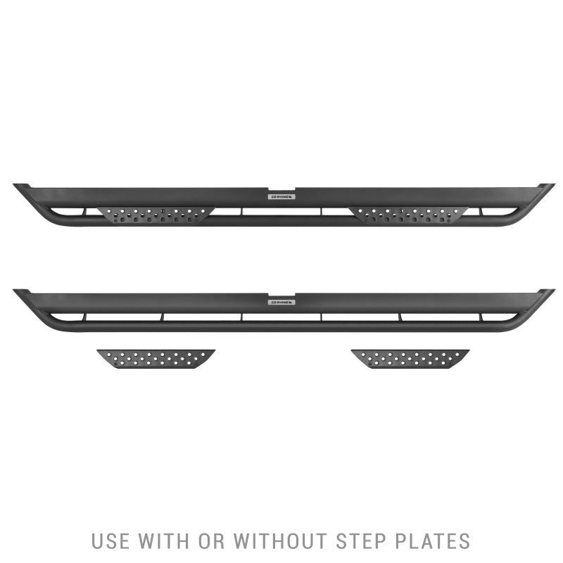 Go Rhino - Go Rhino Dominator Xtreme DT Side Steps - Tex Blk - 87in. (Boards ONLY/Brackets Req.) - Demon Performance