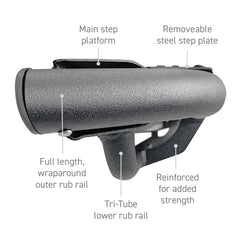 Go Rhino - Go Rhino Dominator Xtreme DT Side Steps - Tex Blk - 87in. (Boards ONLY/Brackets Req.) - Demon Performance