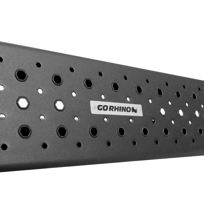 Go Rhino - Go Rhino HD SideSteps - Textured Black - 87in - Demon Performance