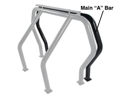 Go Rhino - Go Rhino RHINO Bed Bar - Front Main A bar - Black - Demon Performance