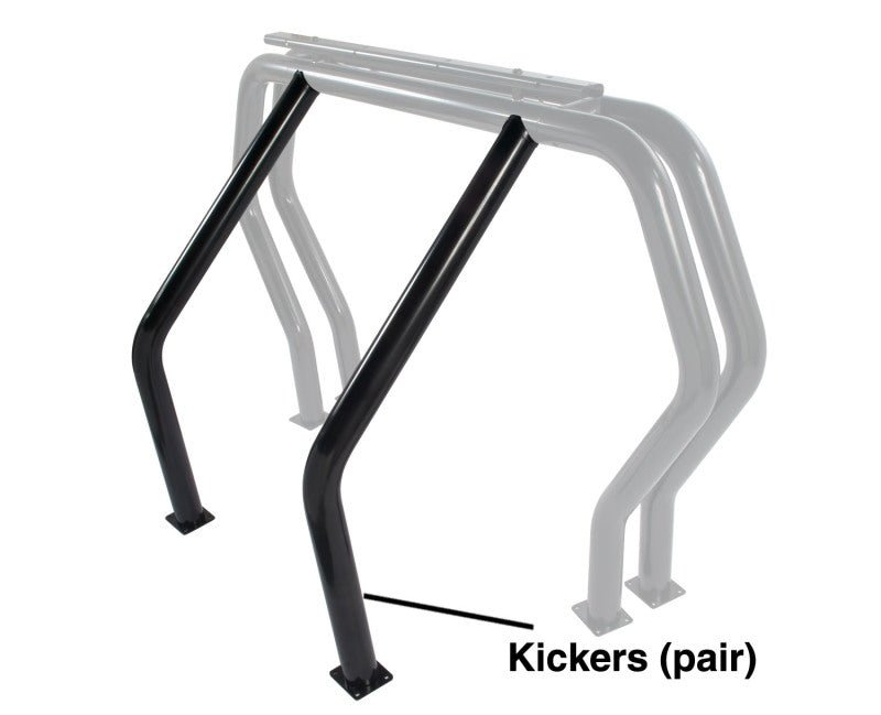Go Rhino - Go Rhino RHINO Bed Bar - Kickers - Black - Demon Performance
