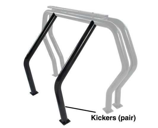 Go Rhino - Go Rhino RHINO Bed Bar - Kickers - Black - Demon Performance