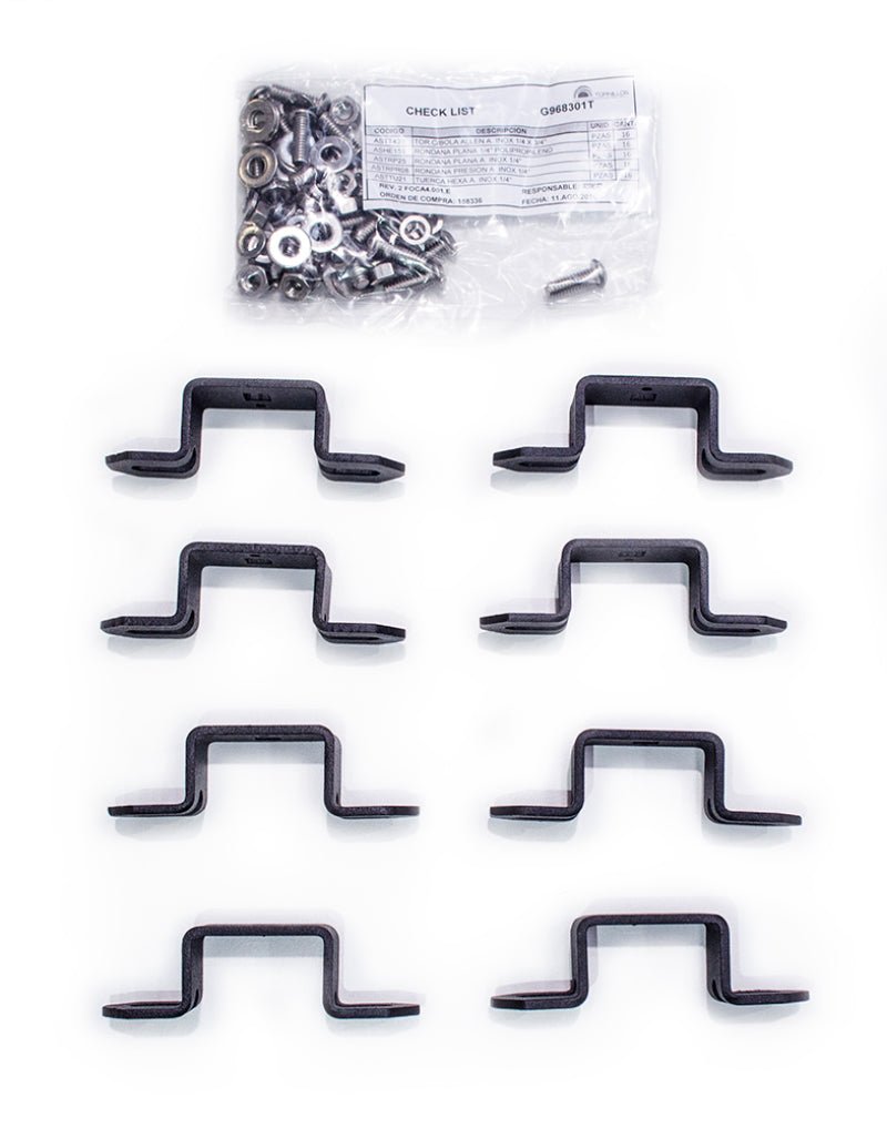 Go Rhino - Go Rhino Sport Bar 2.0 - 3in Cube Light Bracket Kit - Demon Performance