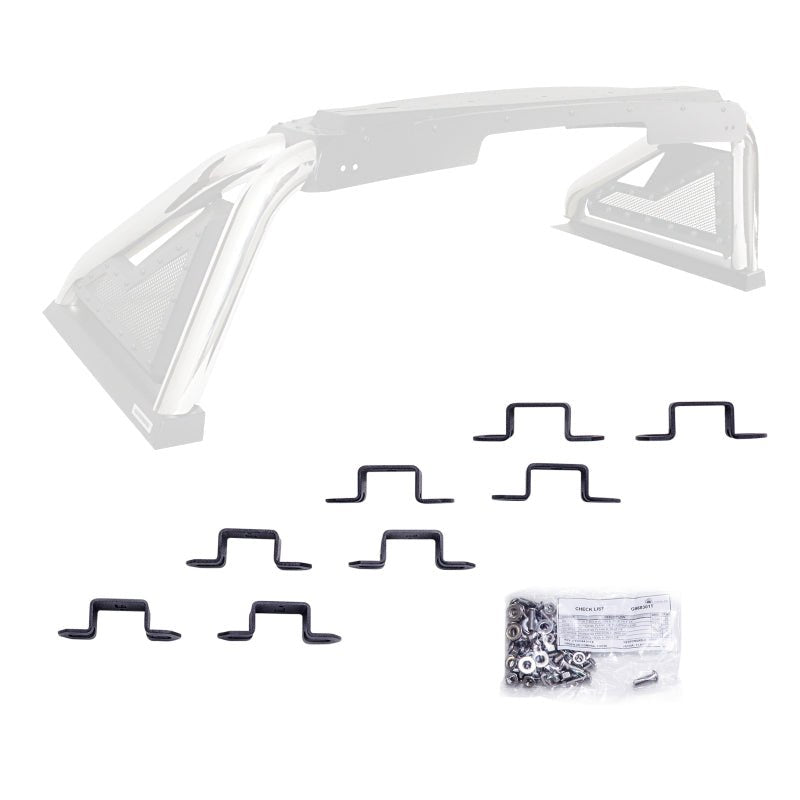 Go Rhino - Go Rhino Sport Bar 2.0 - 3in Cube Light Bracket Kit - Demon Performance