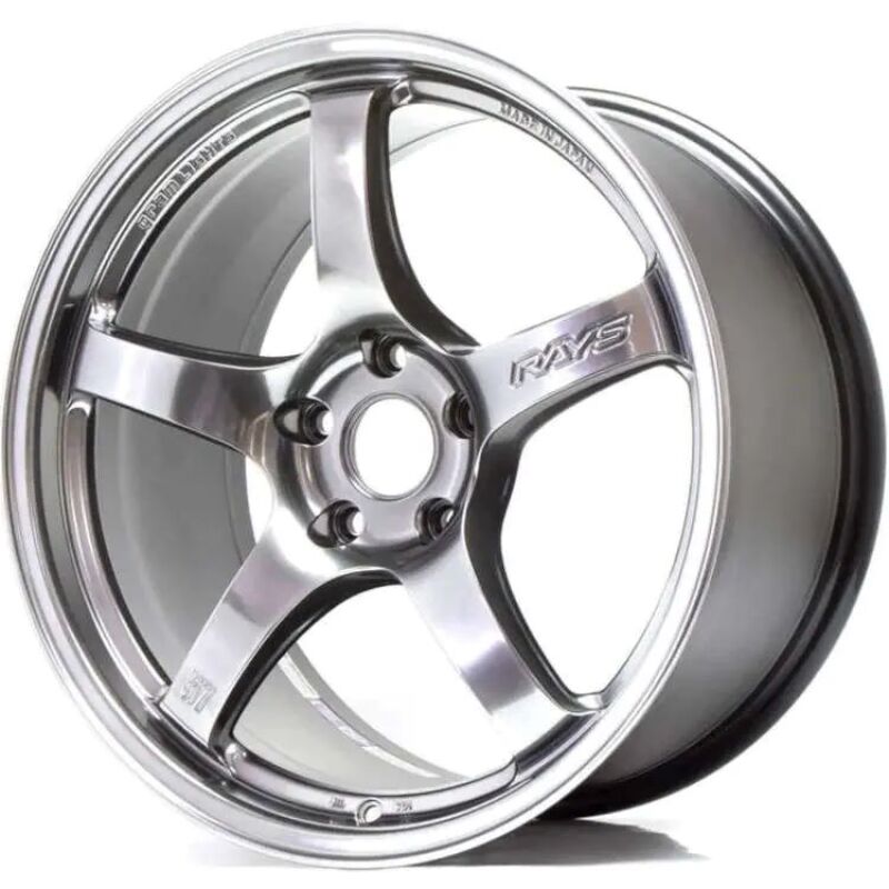 Gram Lights - Gram Lights 57CR 17X9 +38 - 5 - 114.3 Grace Silver Wheel - Demon Performance
