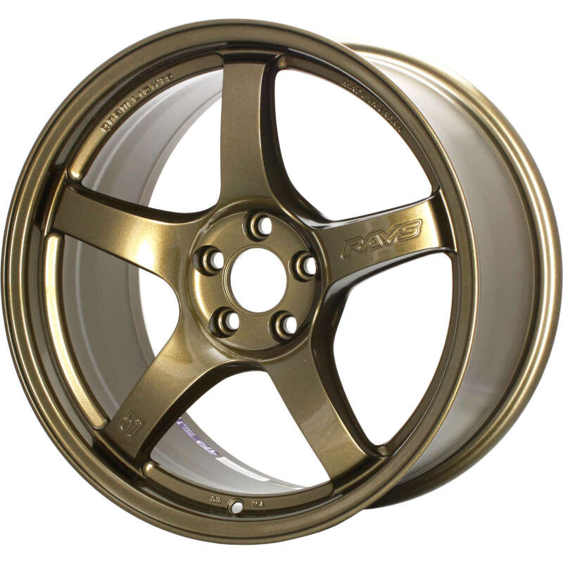 Gram Lights - Gram Lights 57CR 19x9.5 +45 5 - 100 Almite Gold Wheel - Demon Performance