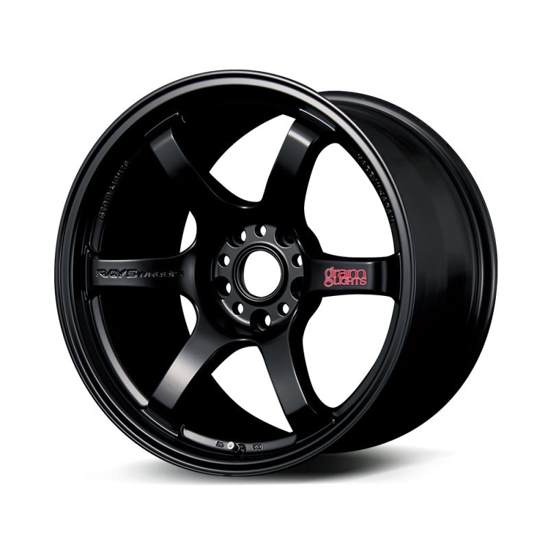 Gram Lights - Gram Lights 57DR 18x9.5 +38 5 - 100 Semi Gloss Black Wheel - Demon Performance