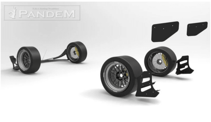 GReddy - GReddy 2012+ Scion FR - S Pandem Wide Body V3.5 Rear Canards - Demon Performance