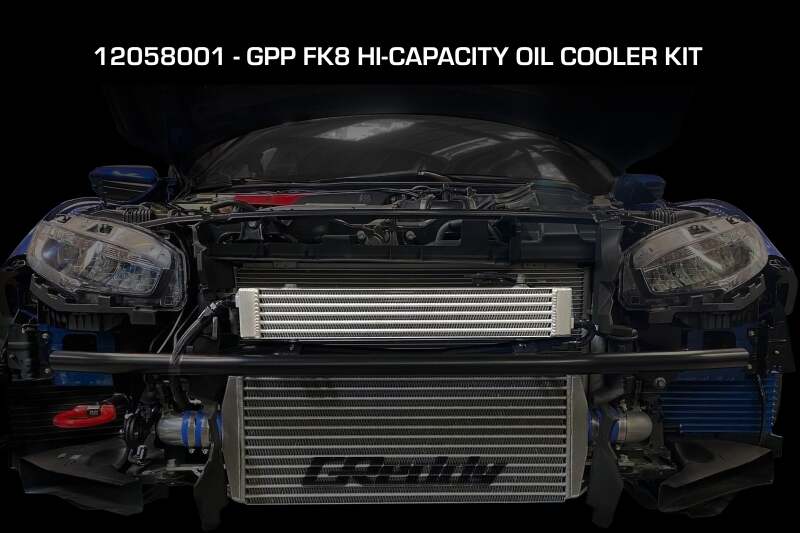 GReddy - GReddy 2017+ Honda Civic Type-R High Capacity Front Mount Oil Cooler Kit - Demon Performance