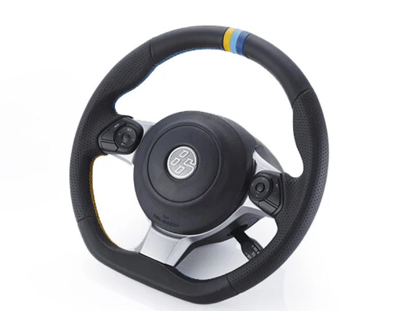 GReddy - GReddy All - Leather Steering Wheel w/ TRUST 3 Colored Stitching for ZN6 / ZC6 - Demon Performance