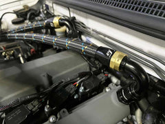 GReddy - GReddy AN10 90 Degree Swivel Hose End - Black/Gold Anodized - Demon Performance
