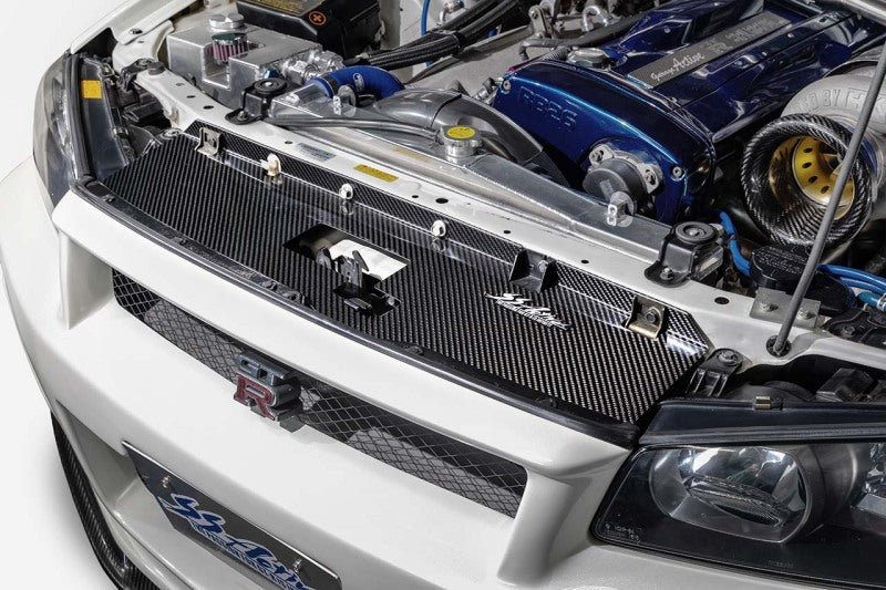 GReddy - GReddy Garage 89-94 Nissan Skyline GT-R Carbon Cooling Panel R32 - Demon Performance