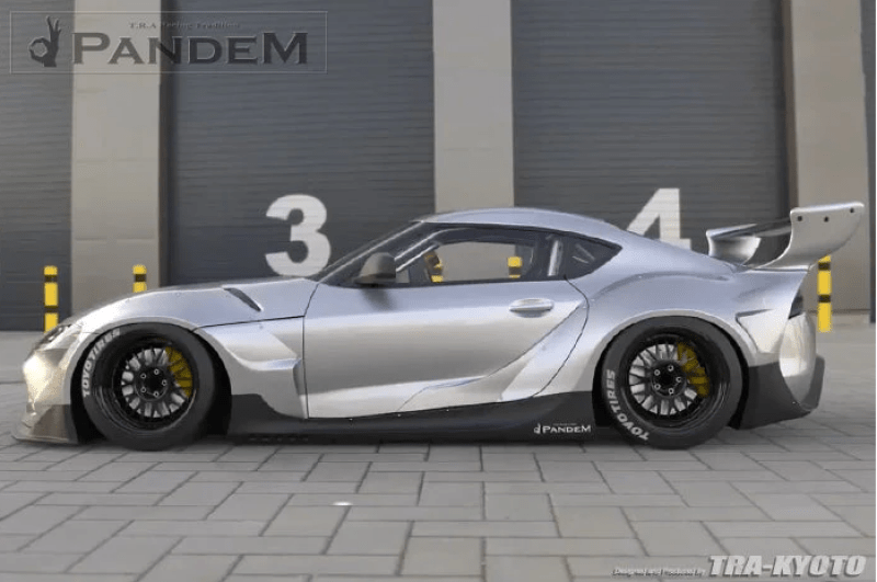 GReddy - GReddy Pandem 2019+ Toyota Supra Side Skirts - Demon Performance