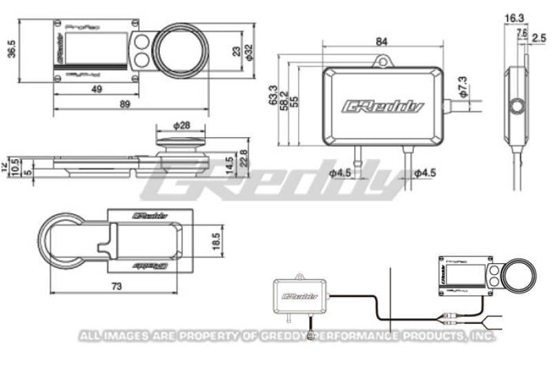 GReddy - GReddy PRofec Electronic Boost Controller - Amber OLED - Demon Performance