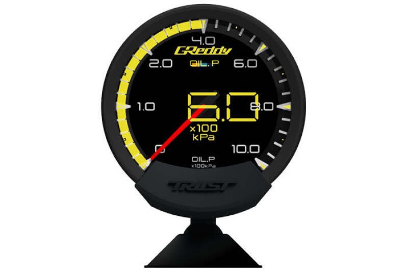 GReddy - GReddy Sirius Unify Oil Pressure Gauge Set (Sirius Meter w/Oil Press Sensor Set & Vision Disp) - Demon Performance