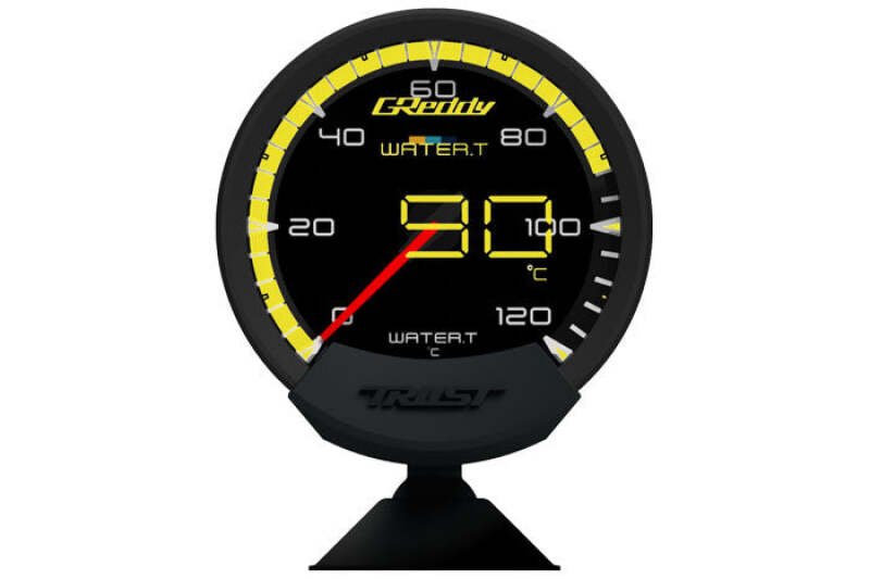 GReddy - GReddy Sirius Unify Water Temperature Gauge Set (Sirius Meter w/Water Temp Sensor Set & Vision Disp) - Demon Performance