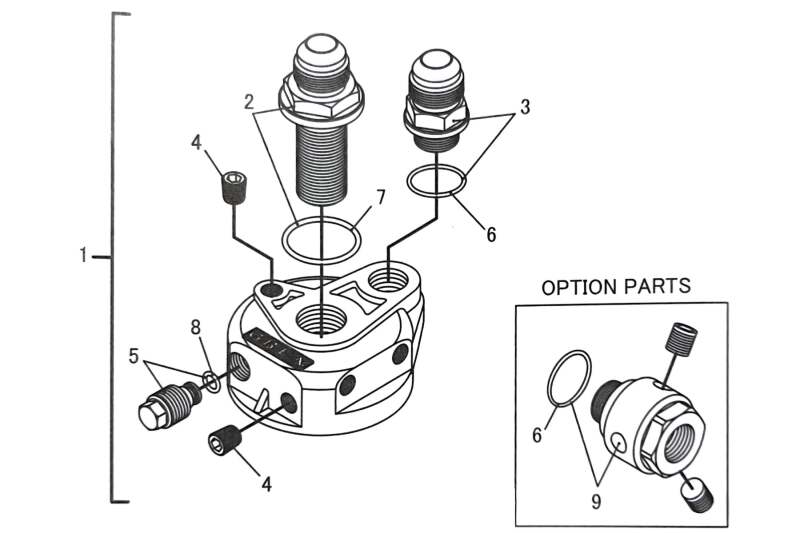 GReddy - GReddy Type G Oil Block Assembly .75x16 AN10 - Demon Performance