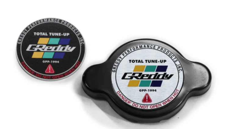 GReddy - GReddy Type - S No Relief Radiator Cap Most Nissan / Subaru / Mazda / Mitsubishi / Some Toyota - Black - Demon Performance