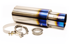 GReddy - GReddy Universal 2.5in 3 - Bolt Tip Revolution Ti Mufller - Demon Performance