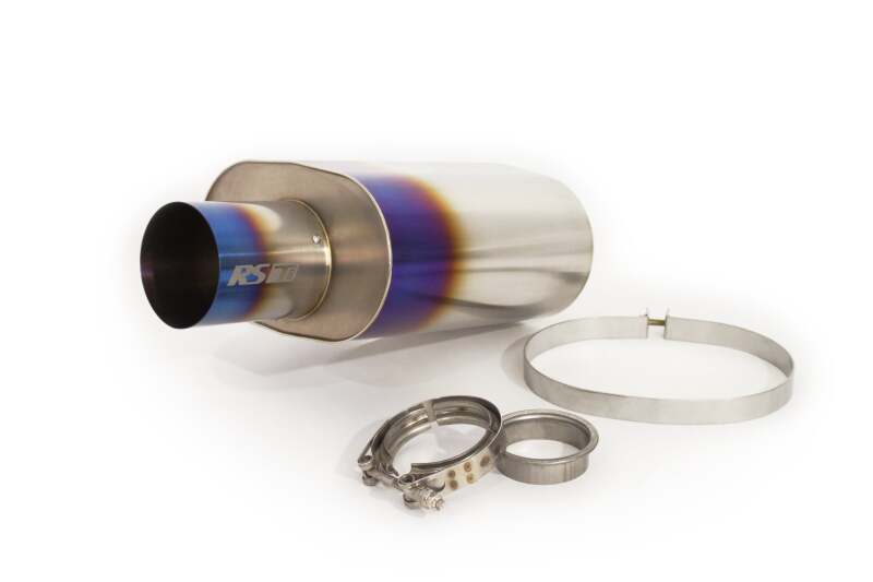 GReddy - GReddy Universal 3.0in RS-Ti Oval Titanium Muffler - Demon Performance