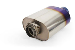 GReddy - GReddy Universal 3.0in RS-Ti Oval Titanium Muffler - Demon Performance