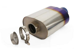 GReddy - GReddy Universal 3.0in RS-Ti Oval Titanium Muffler - Demon Performance