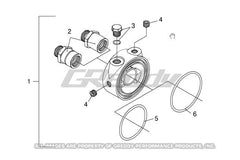 GReddy - GReddy Universal Oil Filter Block Adapter - Demon Performance
