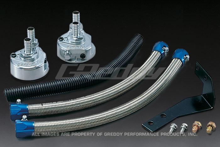 GReddy - GReddy Universal Oil Filter Relocation Kit - 3/4x16 UNF - Demon Performance