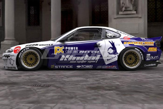 GReddy - GReddy X Rocket Bunny S15 Rear Fenders for 1999 - 2002 Nissan Silvia - Demon Performance