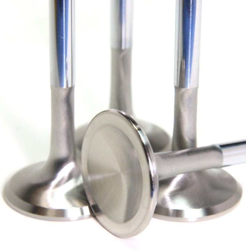 GSC Power Division - GSC P - D EJ series EJ205/EJ207/EJ257 Chrome Polished Super Alloy Exhaust Valve - 33mm Head(+1mm) - SET 8 - Demon Performance