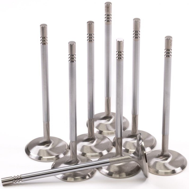 GSC Power Division - GSC P - D Ford Mustang 5.0L Coyote Gen 1/2 38.27mm Head (+1mm) Chrome Polished Intake Valve - Set of 8 - Demon Performance