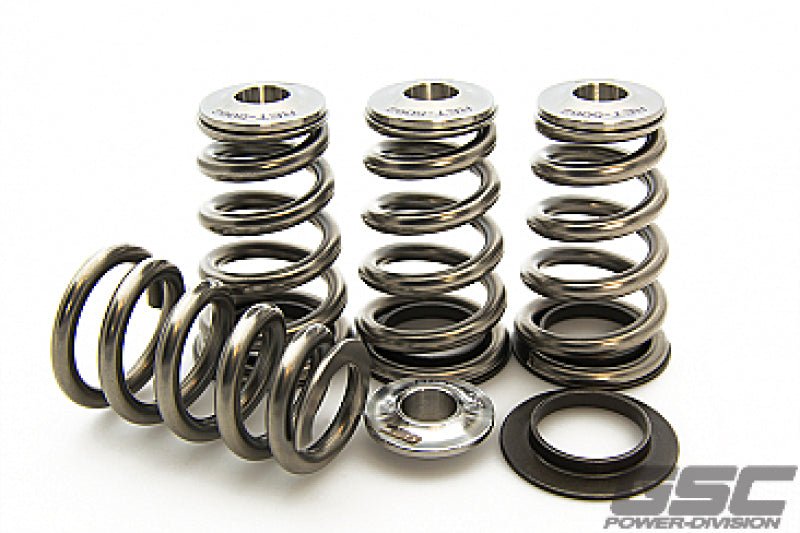 GSC Power Division - GSC P - D Mitsubishi 4G63T Extreme Pressure Conical Valve Spring and Ti Retainer Kit - Demon Performance