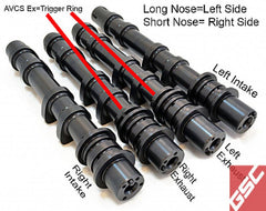 GSC Power Division - GSC P - D S2 08+ STi 272/272 Billet Left Exhaust Cam Only - Demon Performance