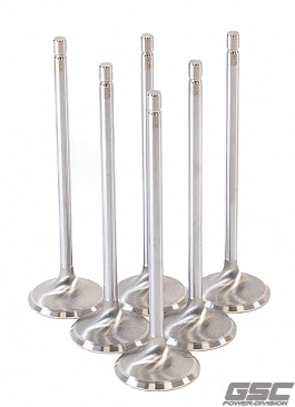 GSC Power Division - GSC P - D Toyota G16E - GTS 32.8mm Head (STD) Chrome Polished Intake Valves - Set of 6 - Demon Performance
