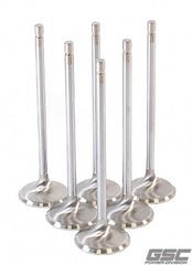 GSC Power Division - GSC P - D Toyota G16E - GTS 32.8mm Head (STD) Chrome Polished Intake Valves - Set of 6 - Demon Performance
