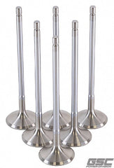 GSC Power Division - GSC P - D Toyota G16E - GTS 32mm Head (STD) Chrome Polished Exhaust Valve - Set of 6 - Demon Performance