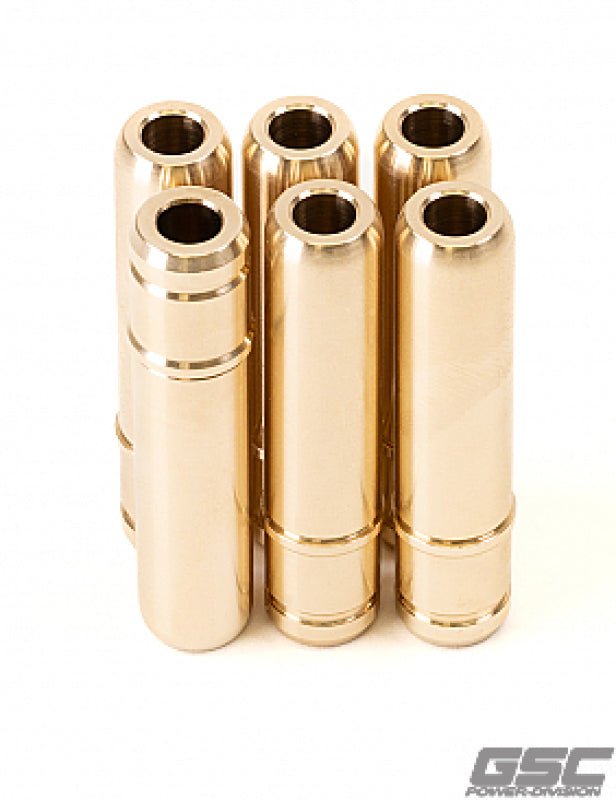 GSC Power Division - GSC P - D Toyota G16E STD Manganese Bronze Exhaust Valve Guide Stopper Style - Set of 6 - Demon Performance