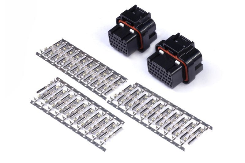 Haltech - Haltech AMP 26 & 34 Pin 4 Row 3 Keyway Superseal Connector Set Plug & Pins - Demon Performance