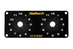 Haltech - Haltech Dual Switch Panel w/Yellow Knob - Demon Performance
